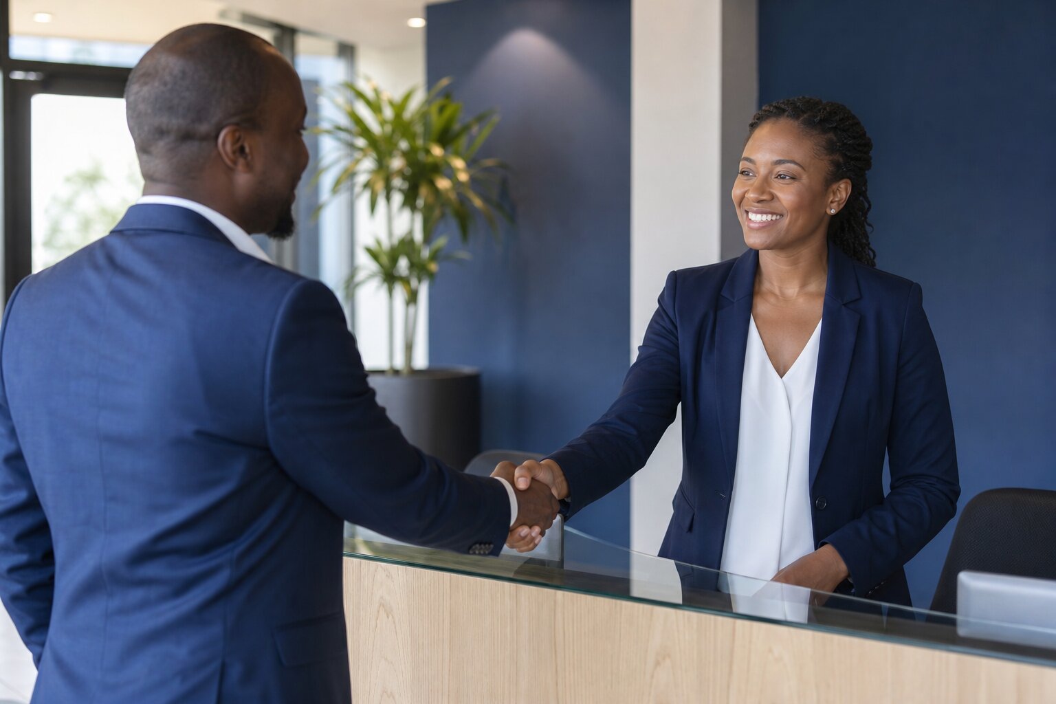 BR Consultants welcoming a client
